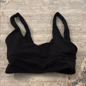 Lululemon Athletica Black Minimalist Bra Intimates